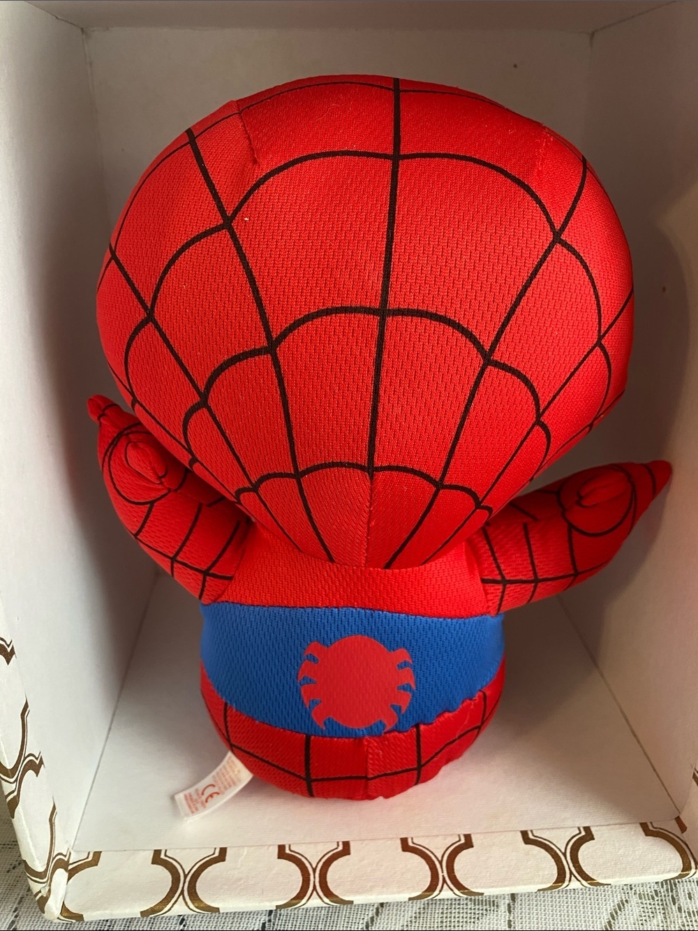 Spider-Man Plush Toy with Glitter Eyes - Kids Stuffed Animal - Picture 4 of 7